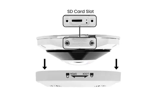 5MP 360 Fisheye IP Camera IP5VD360-IR