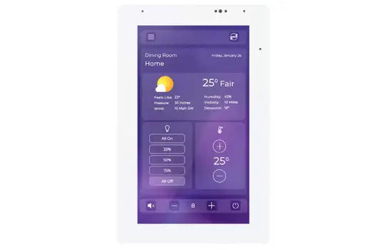 5" Intelligent Surface Touch Panel - White